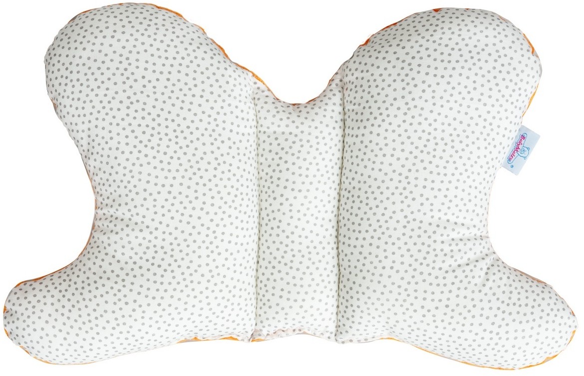 Poduszka dziecięca Motylek Groszki, 42 x 26 cm