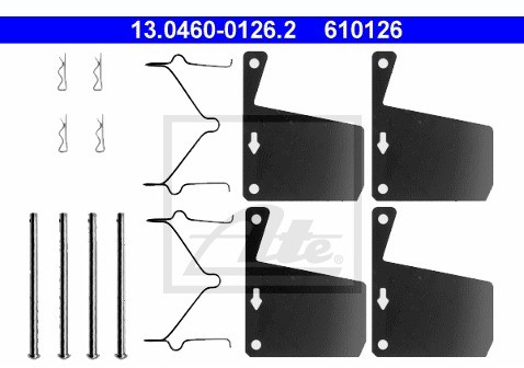 ATE Zestaw akcesoriów, klocki hamulcowe 13.0460-0126.2