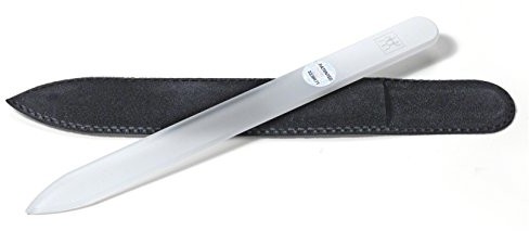 Zwilling szklany pilnik do paznokci łącznie z etui ochronne, 140 MM, biały 88437-140-0