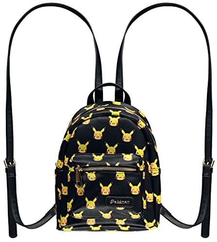 Pokémon Pokémon Pikachu damski mini plecak Multicolor Anime, Fan-Merch, Gaming, seria TV, Nero E Giallo, Rozmiar uniwersalny, Pokemon MP040020POK
