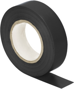 Taśma izolacyjna czarna, uniepalniona, szerokość 19mm, grubość 0,13mm, 20m długości OR-AE-13196/B/20m