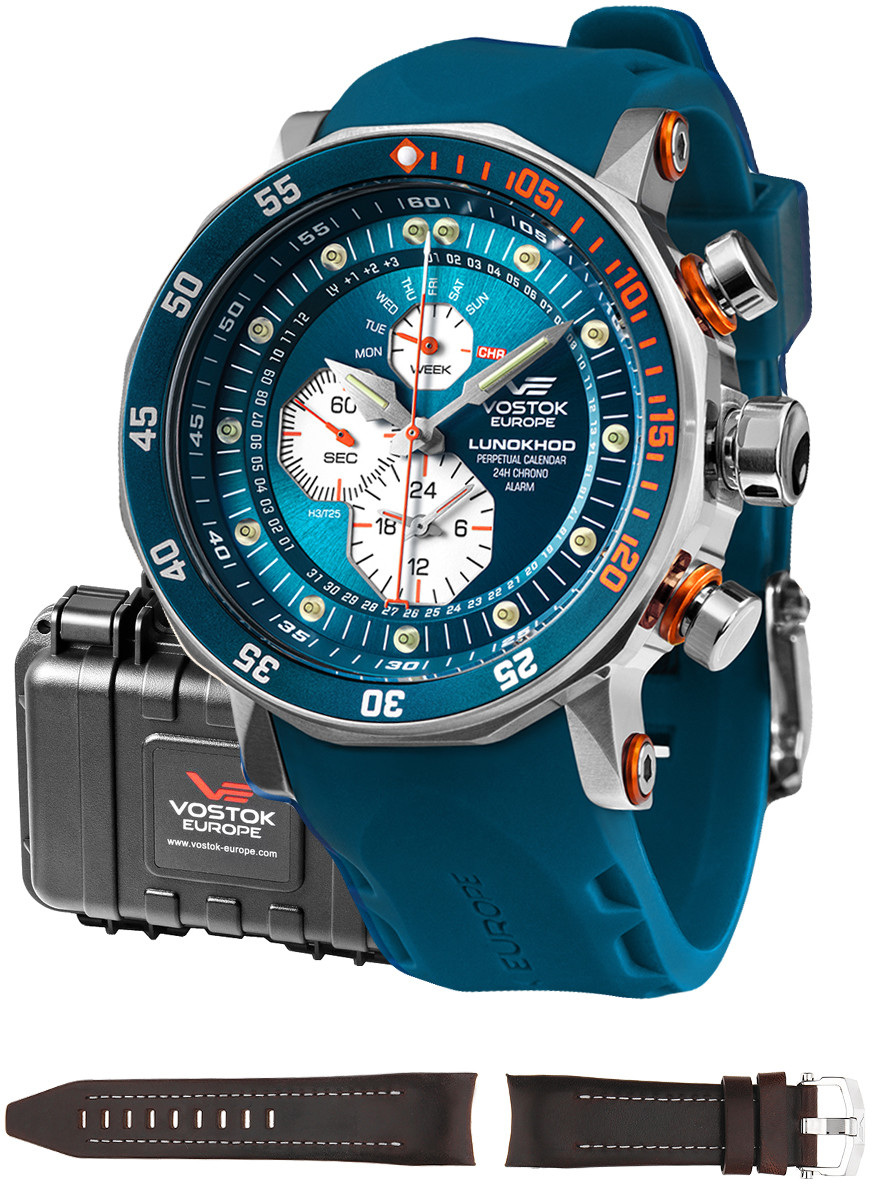 Vostok Europe Zegarek YM86-620A636S Lunokhod-2 Multifunctional -