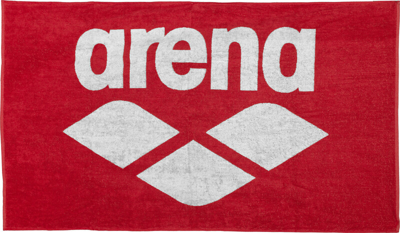 Arena Pool Soft Ręcznik, red-white 2021 Ręczniki turystyczne 1993-410-0