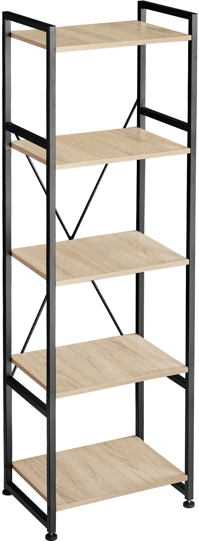 tectake Regał Manchester - industrialny jasny 404155