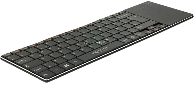 DELOCK 12454 klawiatura do urządzeń mobilnych Czarny Micro-USB