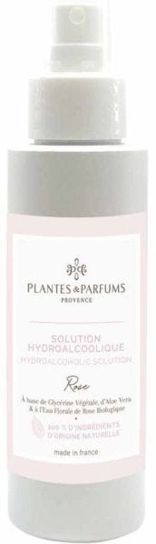 PLANTES&PARFUMS PROVENCE Nawilżający Spray do Dezynfekcji Rąk - Rose - 100ml 200037