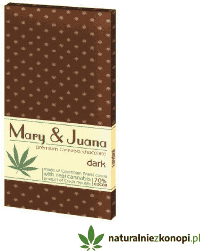 Ciemna czekolada konopna Mary&Juana 80g