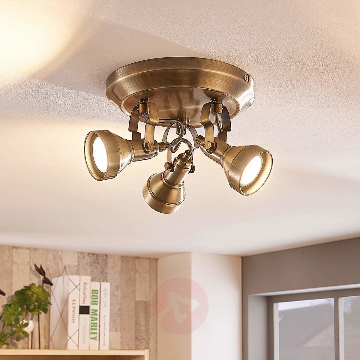 Lampenwelt PERSEAS - lampa sufitowa LED GU10, 3-pkt.