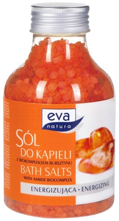 Pollena Eva Sól do kąpieli Eva Natura energizująca z biokompleksem bursztynu 600 g 600g | DARMOWA DOSTAWA OD 59 zł EU-D06-E600-002