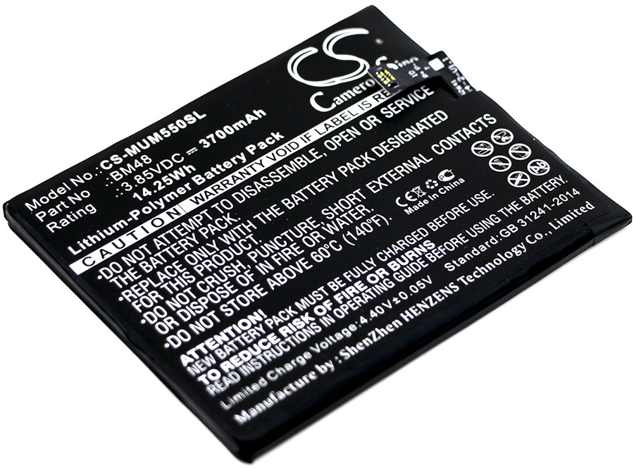 Zdjęcia - Bateria do telefonu CameronSino Xiaomi Note 2 Standard / BM48 3700mAh 14.06Wh Li-Polymer 3.8V (Cameron Sin 