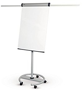 Maul Flipchart Mobil Solid plus, z 2 uchwytami na papier, kolor: szary 63728-82