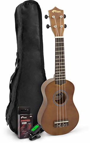 TIGER Tiger UKE12-TN zestaw do ukulele i tunera UKE12-TN