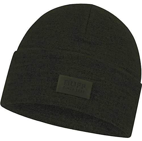 Buff Unisex's KHAKI wełniana czapka z merynosów wełniana, brązowa, jeden rozmiar 124116.854.10.00