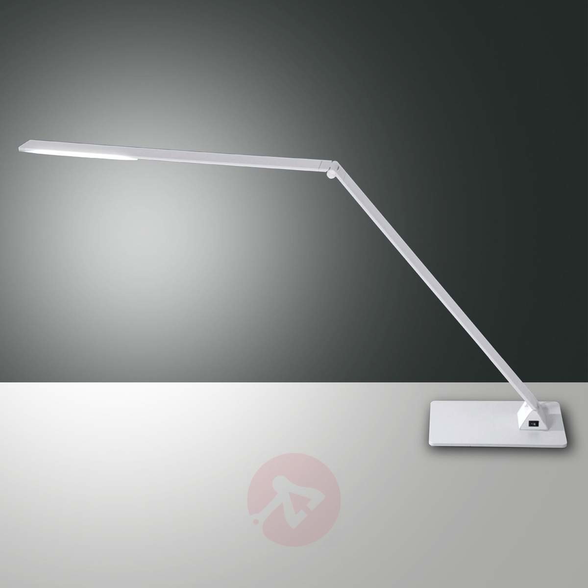 Fabas fabas lampa stołowa łącznie z wbudowanymi 10 W LED, aluminium, 106 cm, klasa energetyczna A + 3265  30  212 3265-30-212