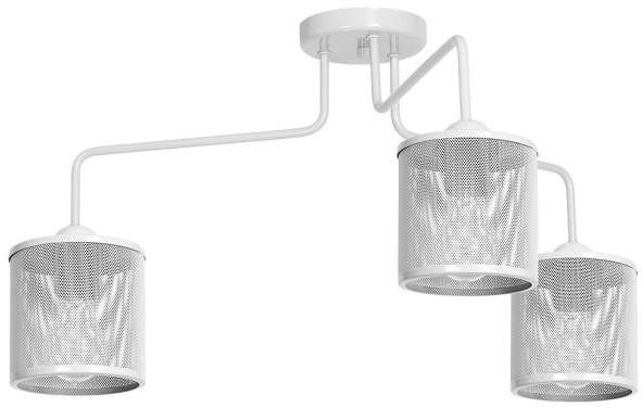 Milagro Natynkowa LAMPA sufitowa LOUISE 657 natynkowa OPRAWA pająk spider PLAFON siatki tuby białe 657