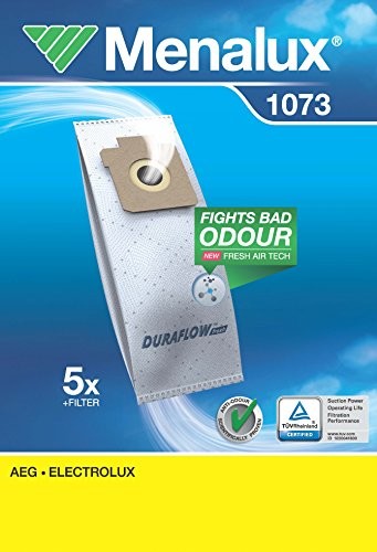 Menalux 1073, Duraflow, 5 worków do odkurzacza do AEG i Electrolux 900256360