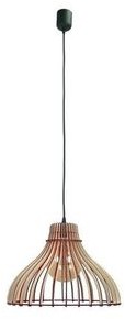 TEAM Lampa Wisząca 137623612601 Team Drewniana Oprawa Kopuła Zwis Ekologiczny 137623612601