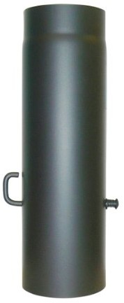 Kamino-Flam Kamino-FLAM 331889 rura kominowa z przepustnicą, 2 MM, 150 X 500 MM, stalowoszary