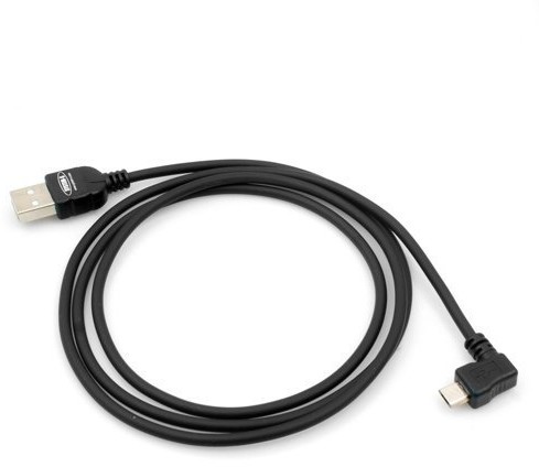 System-S 2 m przewód micro USB 2.0 Kątowy wtyk kątowy 90 stopni (po prawej stronie na metry/Male) Adapter kabla do transmisji danych i przewód zasilający 52566279ve