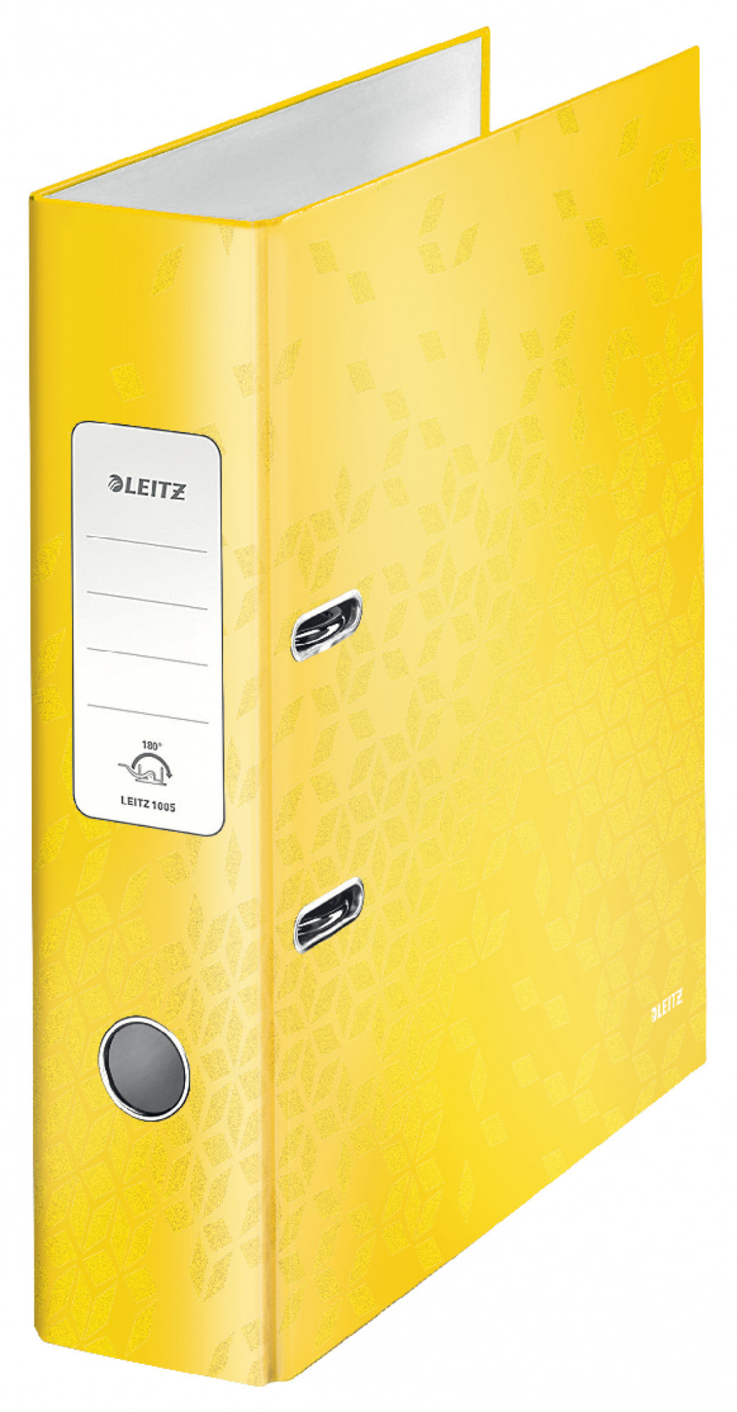 Leitz Segregator WOW 180o A4/80mm żółty 10050016