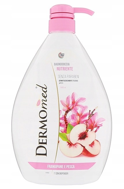 Dermomed Żel Pod Prysznic Plumeria Brzoskwinia 1L