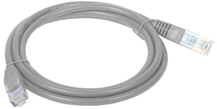 Patchcord Utp A Lan Kku5sza1 Rj45 Rj45 1m Utp Kat 5e Kolor Szary 146L678