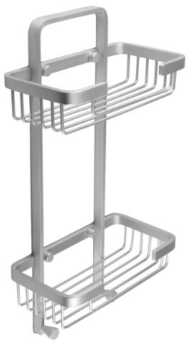 Tatay Koszyczek na tatay Ice  2-stopniowa, stal nierdzewna, chromowany, 20,5 x 10,5 x 38,5 cm 6100500