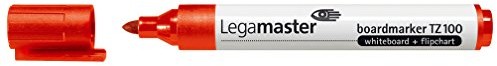 Legamaster TZ100 7-110501 marker do tablic suchościernych, czerwony 8713797026567