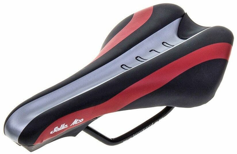 Selle Mio Siodło Mio ORCO czarno-czerwone 320121