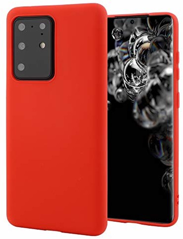Samsung Liamoo Liamoo Etui kompatybilne z Galaxy S20 Ultra kolorowe etui ochronne z TPU - Case - elastyczna ochrona Cover czerwony 674-004