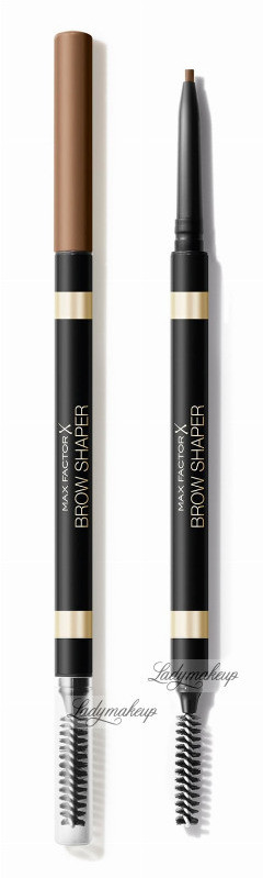 Max Factor BROW SHAPER - Ultrafine Shape Fill Define - Automatyczna kredka do brwi ze szczoteczką - 10 - BLONDE
