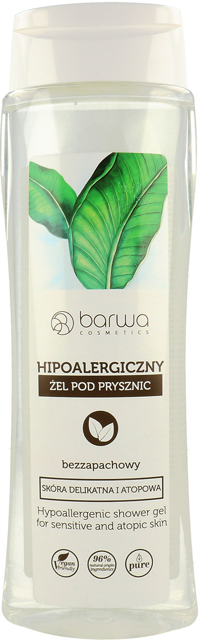 Barwa Hipoalergiczna Żel Pod Prysznic Bezzapachowy Do Skóry Delikatnej I Atopowej 400ml