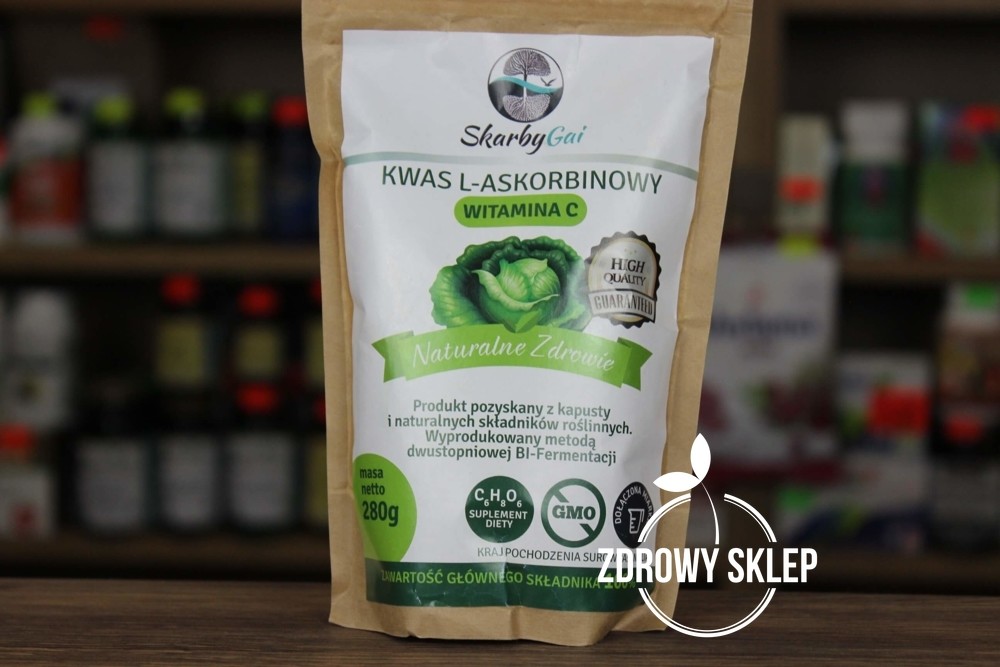 SkarbyGai SkarbyGai Witamina C z kapusty kwas L-Askorbinowy 280g