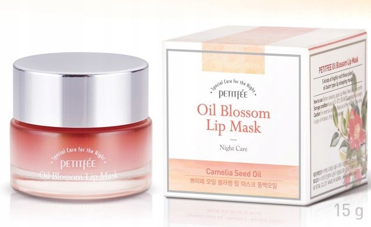 PETITFEE Oil Blossom Lip Mask 15 g Camelia Seed Oi