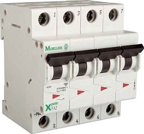 Eaton (Moeller) wyłącznik nadprądowy mocujące FAZ-C32/3 N C 32 A, 3p + N wyłącznik nadmiarowo-prądowy 4015082789787 278978