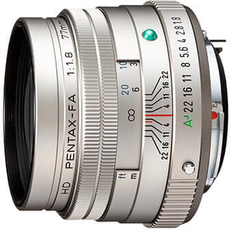 Pentax SMC FA 77mm f/1.8mm Limited srebrny