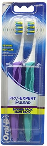 Oral-B Pulsar ręcznie szczoteczka do zębów dla dorosłych, 35 nośnik Twin Pack 75070620