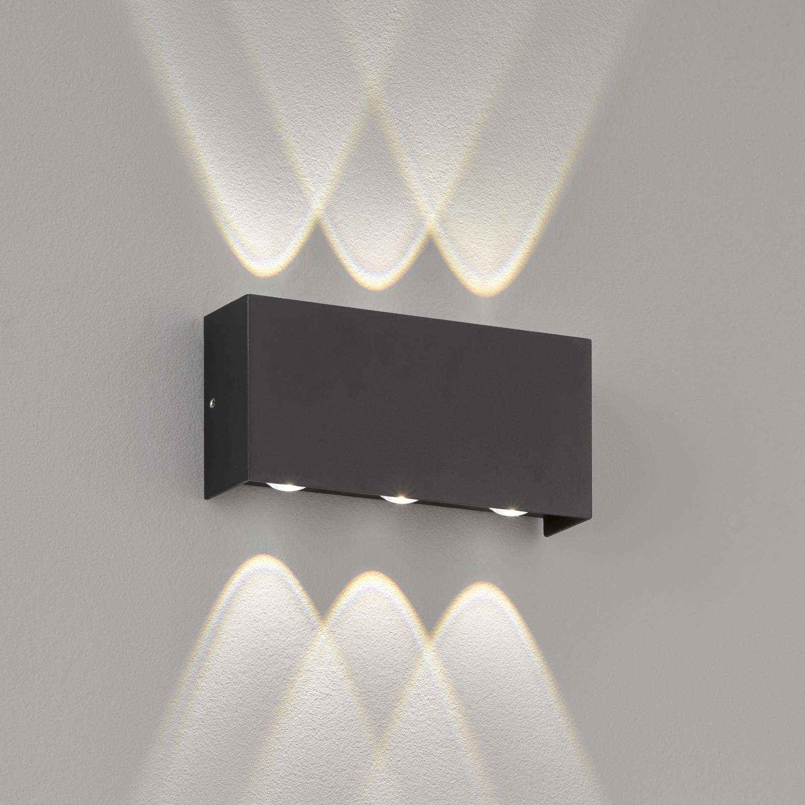 Fischer HONSEL GMBH Kinkiet zewnętrzny LED Nairobi, czarny