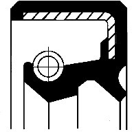 CORTECO Pierścień uszczelniający wału, wał skrzyni biegów 19033926B