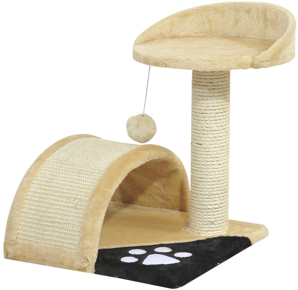 PawHut DRAPAK DLA KOTA DRZEWKO PLUSZOWY 36 cm x 36 cm x 44 cm