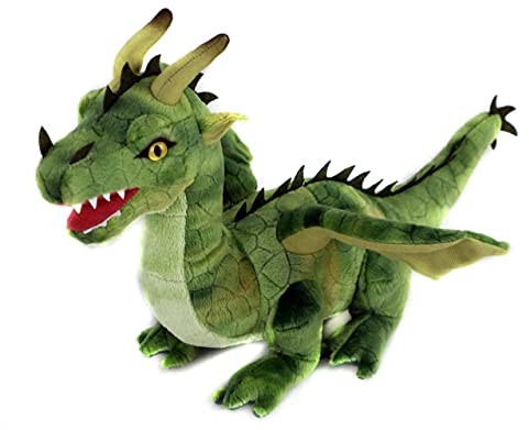 Uni-Toys Uni-Toys  smok zielony  40 cm (długość)  bajkowe zwierzątko  pluszowe zwierzątko pluszowe, maskotka FW-10050