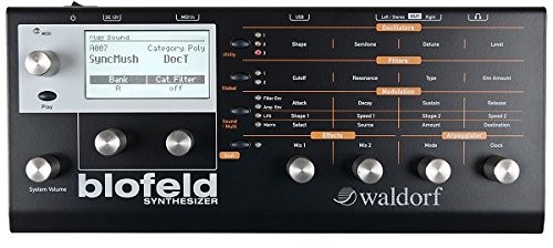 Waldorf Blofeld  Synthesizer, w kolorze czarnym Blofeld Module Shadow Edition