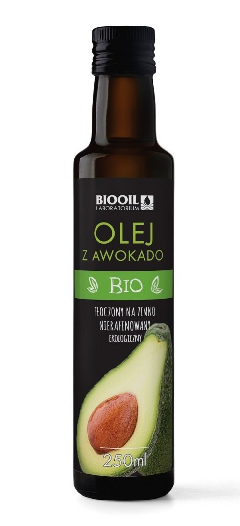 BioOil (oleje i oliwy) OLEJ Z AWOKADO TŁOCZONY NA ZIMNO BIO 250 ml -