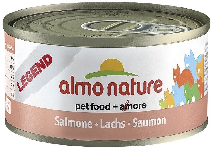 Almo Nature Łosoś puszka 6x70g