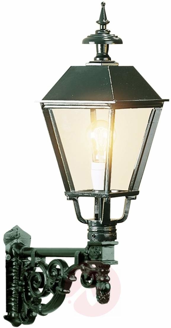 K. S. Verlichting B. V. Gustowna lampa ścienna zewnętrzna M43, zielona