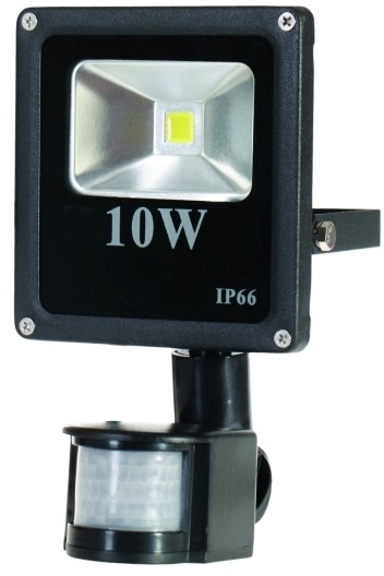 Naświetlacz LED 10 W z sensorem barwa zimna 102