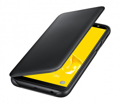 Samsung Galaxy J6 2018 Wallet Cover EF-WJ600CB czarny (EF-WJ600CBEGWW)