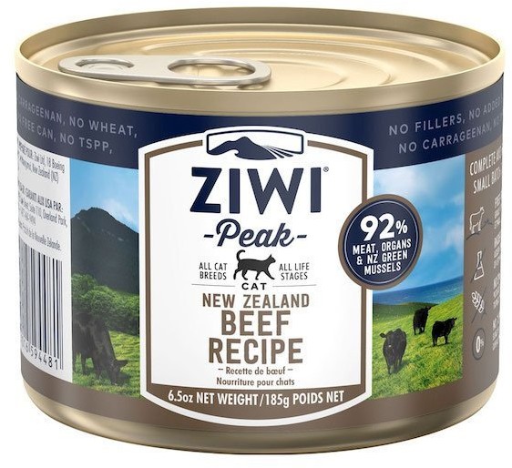 Ziwi Peak dla kotów Ziwi Peak CAT beef recipe 185g