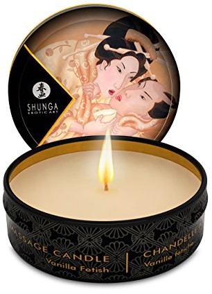 Shunga sunga świeca do masażu Desire, wanilia 9046015