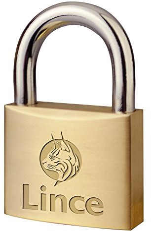 Lince lince 300  25 Kłódka, mosiądz, normalnym prasowania